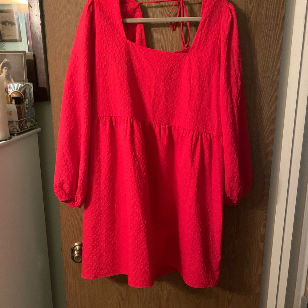 Red Amadi mini dress